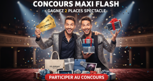 Concours Maxi Flash : Gagnez 2 places spectacle Les Jumeaux