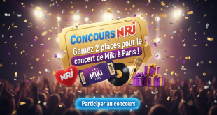 Concours NRJ : Gagnez 2 places pour le concert de Miki à Paris !