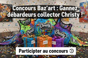 Concours Baz'art : Gagnez débardeurs collector Christy !