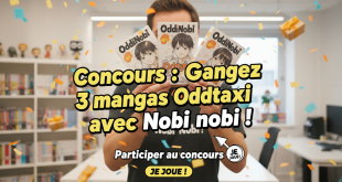 Concours : Gagnez 3 mangas Oddtaxi avec Nobi nobi