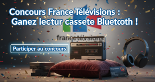 Concours France Télévisions : Gagnez lecteur cassette Bluetooth !