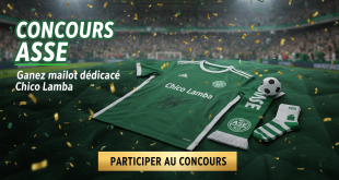 Concours ASSE : Gagnez maillot dédicacé Chico Lamba