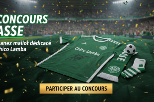 Concours ASSE : Gagnez maillot dédicacé Chico Lamba