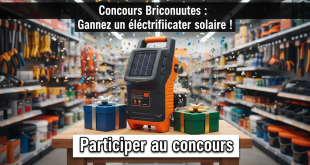 Concours Briconautes : Gagnez un électrificateur solaire !