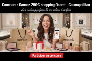 Concours : Gagnez 250€ shopping Ocarat - Cosmopolitan