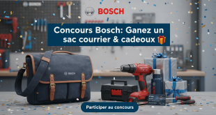 Concours Bosch : Gagnez un sac courrier & cadeaux 🎁
