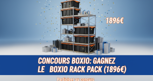 Concours Boxio : Gagnez le Boxio Rack Pack (1896€)