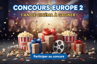 Concours Europe 2 : 1 an de cinéma à gagner !