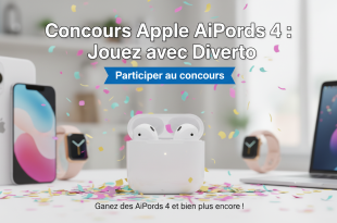 Concours Apple AirPods 4 : Jouez avec Diverto