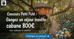 Concours Petit Futé : Gagnez un séjour insolite cabane 800€