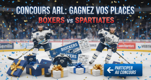 Concours ARL : Gagnez vos places Boxers vs Spartiates
