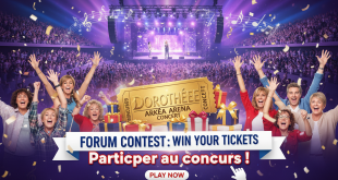 Concours Forum : Gagnez places concert Dorothée Arkéa Arena
