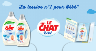 Votre échantillon gratuit de lessive Le Chat Bébé vous attend !