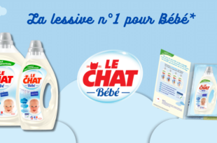 Votre échantillon gratuit de lessive Le Chat Bébé vous attend !