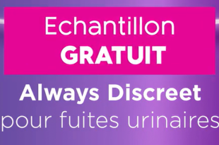 Échantillon gratuit Always Discreet : testez la protection