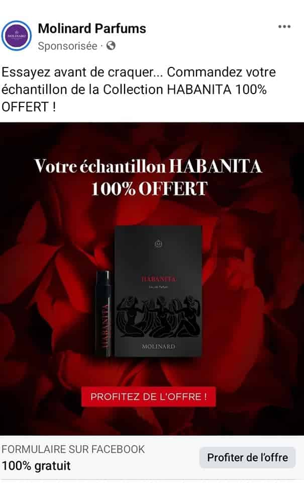 Échantillon gratuit : découvrez les parfums Habanita Molinard