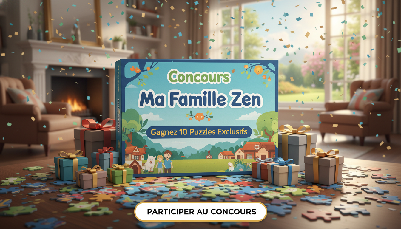 Concours Ma Famille Zen : Gagnez 10 Puzzles Exclusifs