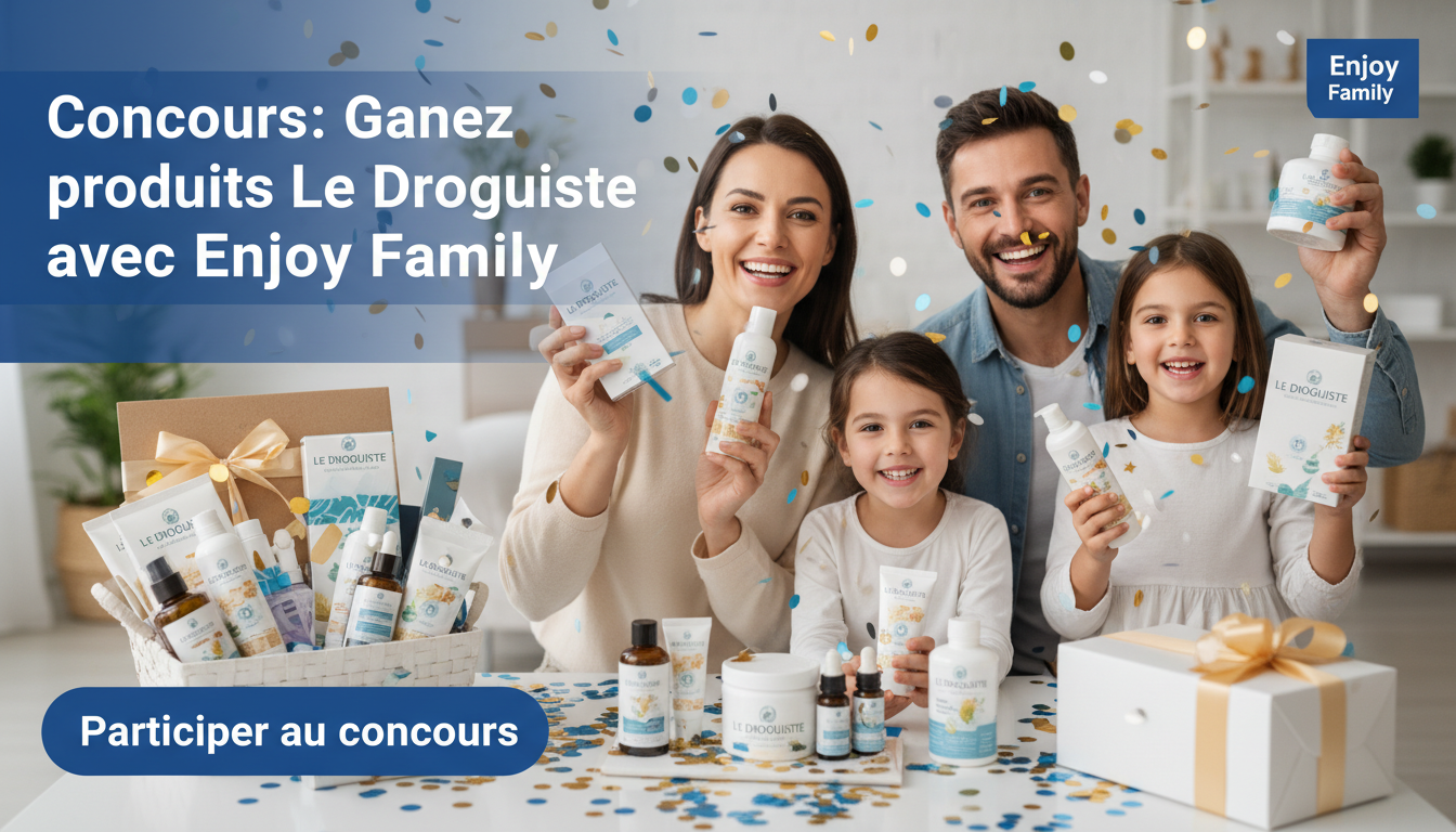 Concours : Gagnez produits Le Droguiste avec Enjoy Family