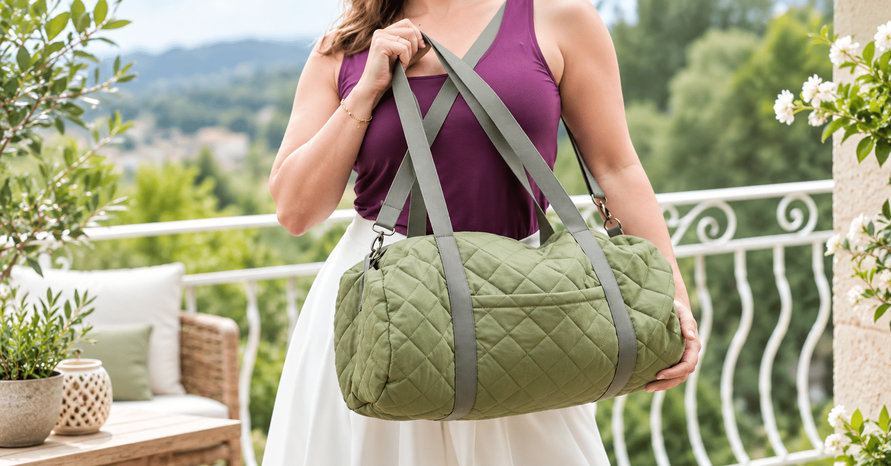 Téléchargez gratuitement le patron du sac de sport Basilic de Klafoutis